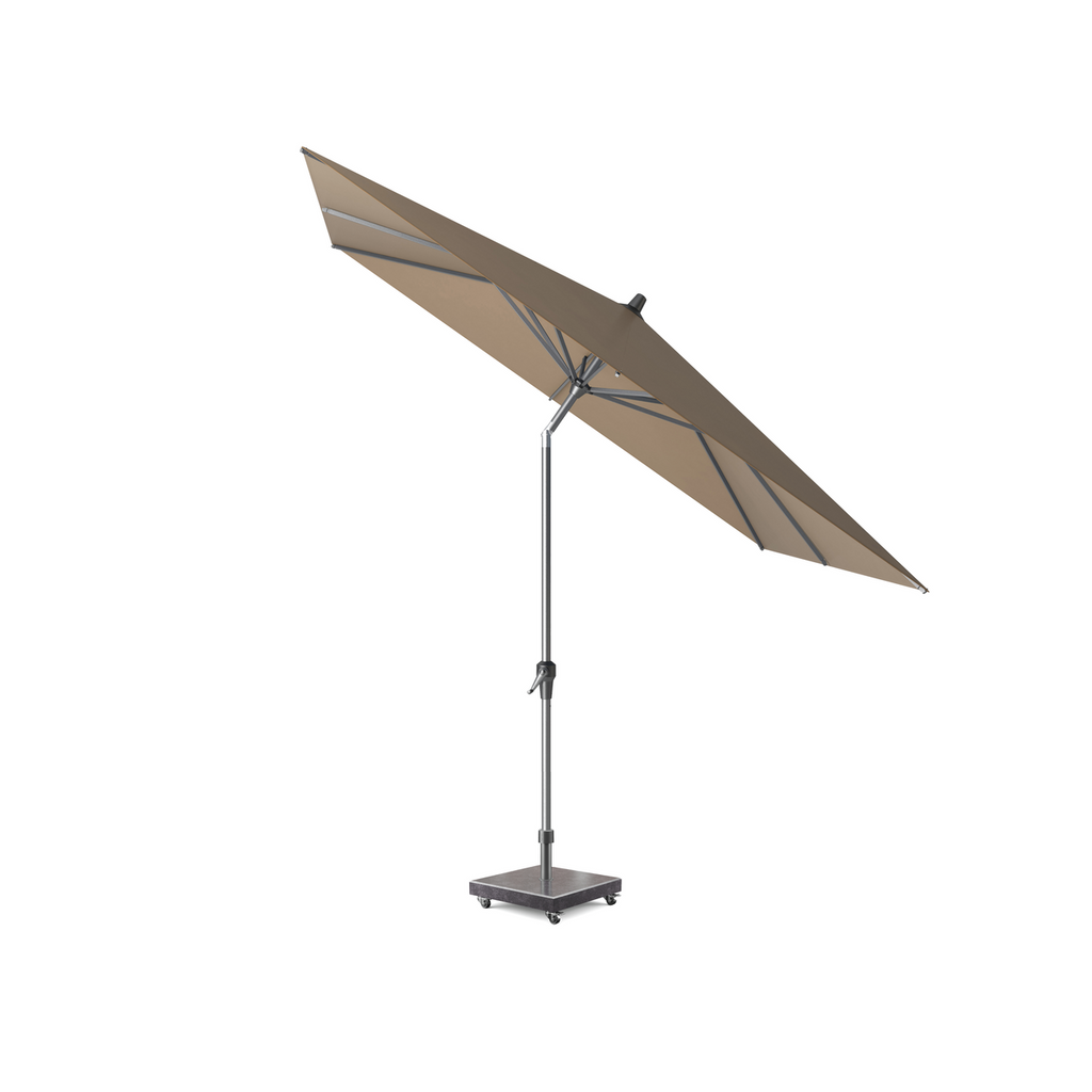 Platinum Sun & Shade parasol Riva 250x250 taupe.