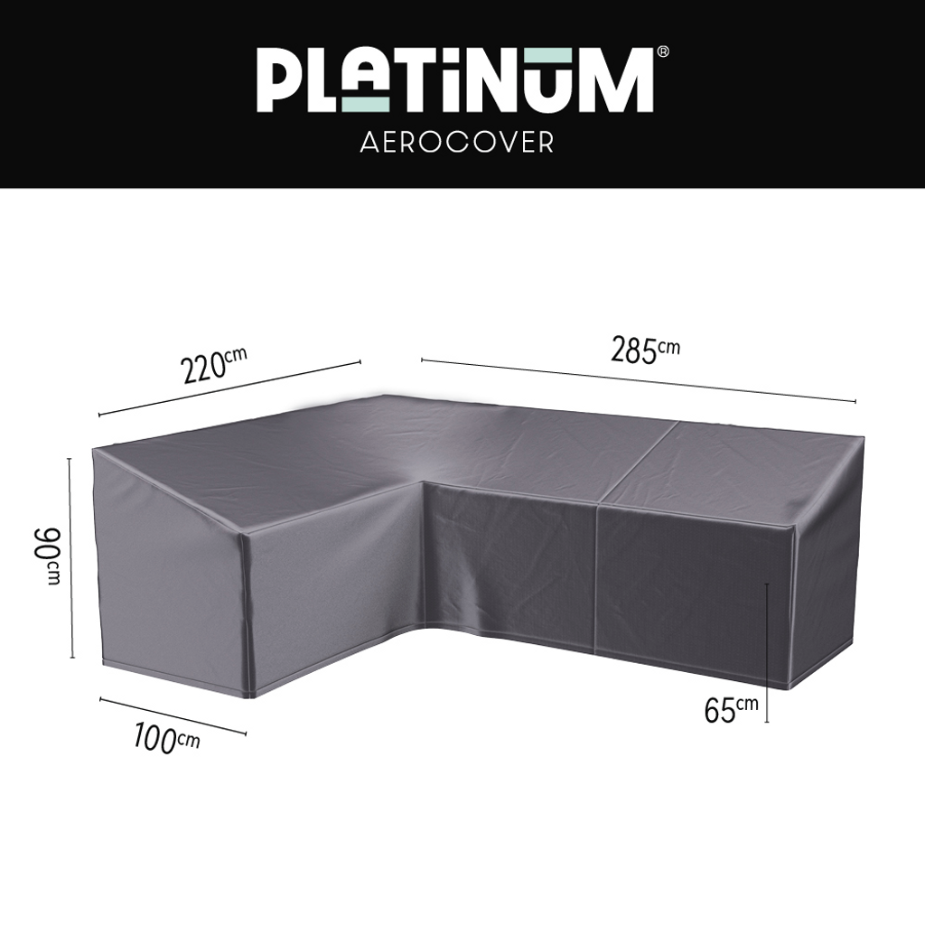 Platinum AeroCover Loungesethoes hoekset links 285x220x100xH65/90