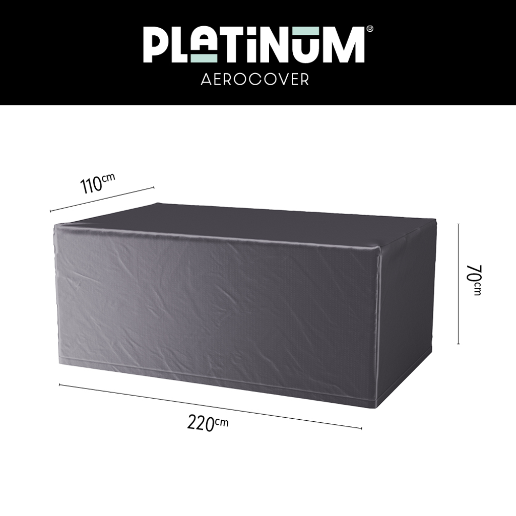 Platinum AeroCover Gartentischabdeckung 220x110xH70