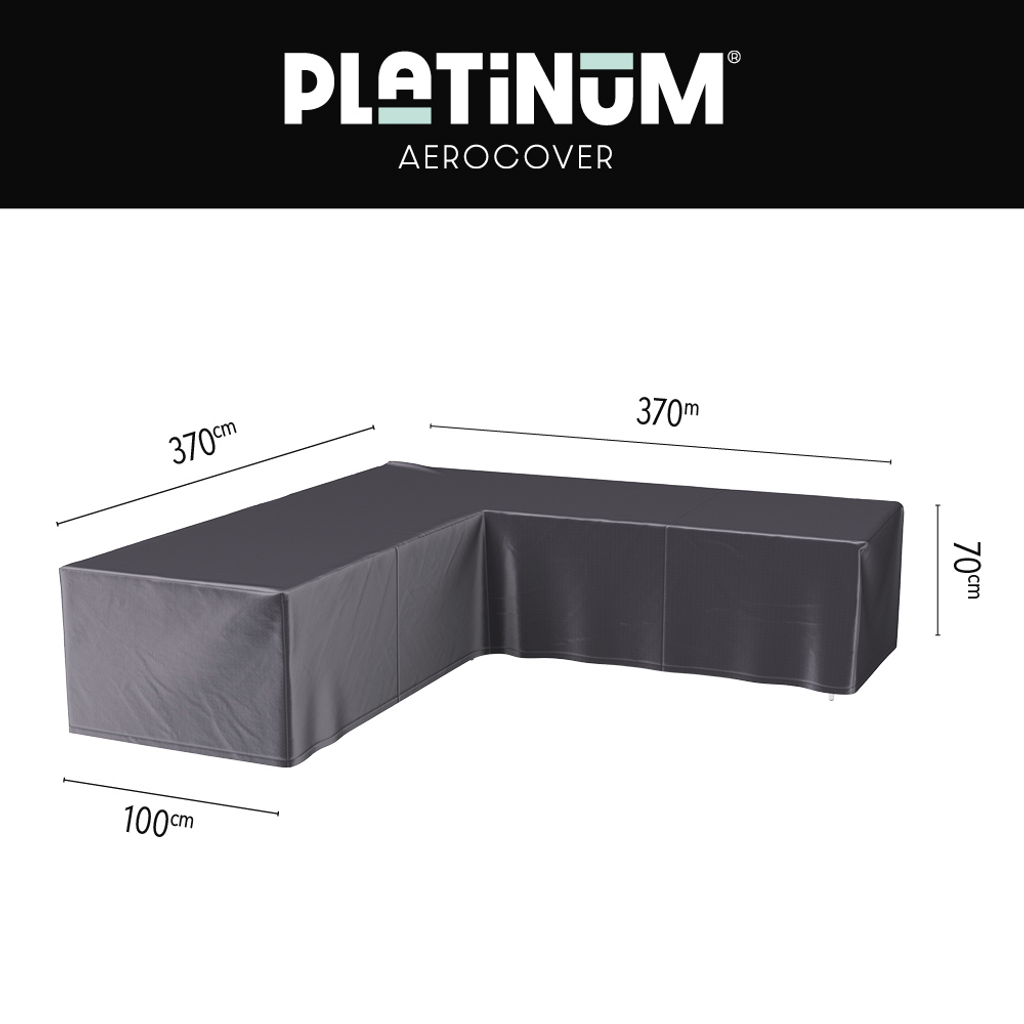 Platinum AeroCover Loungesethoes hoekset 370x370x100xH70