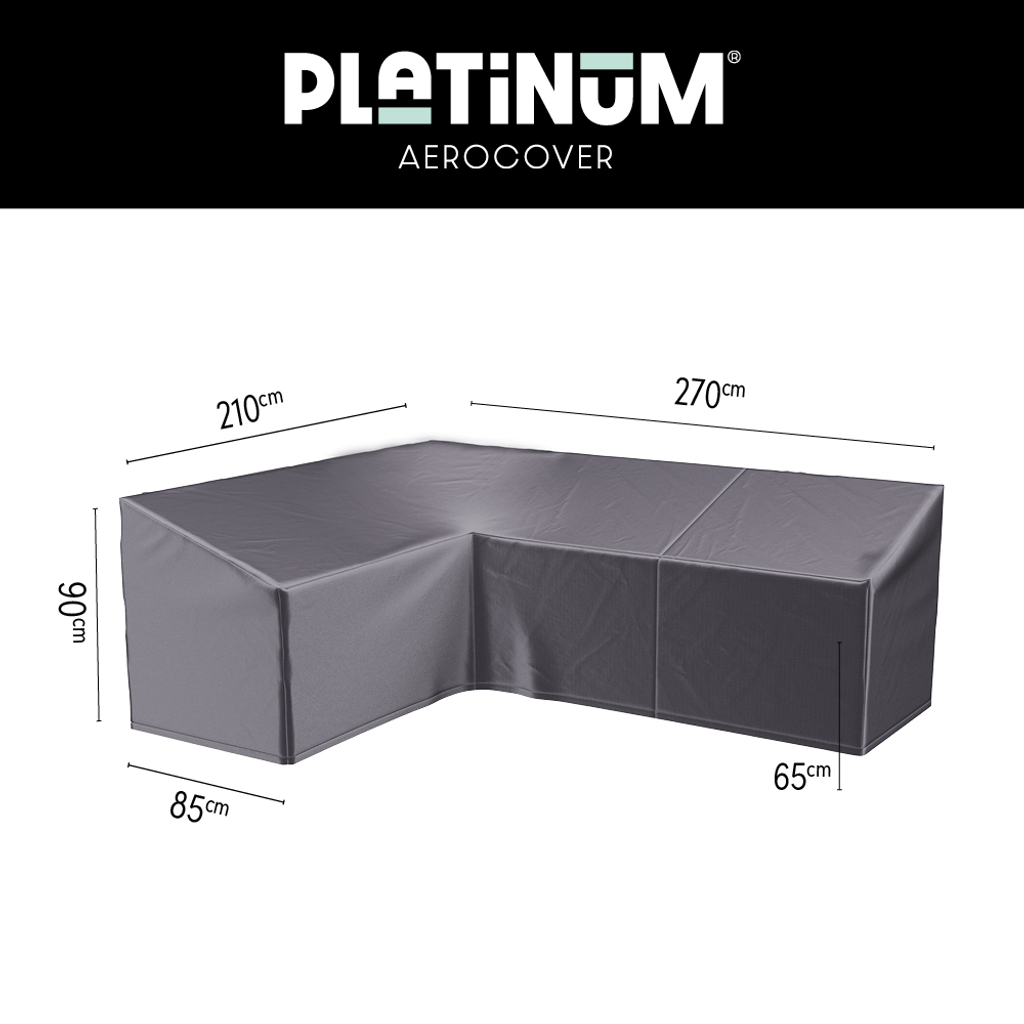 Platinum AeroCover Loungesethoes hoekset links 270x210x85xH65/90