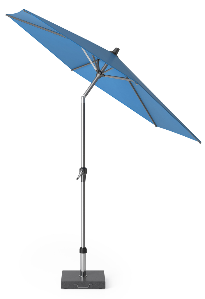 Platinum Sun & Shade parasol Riva ø250 blauw.