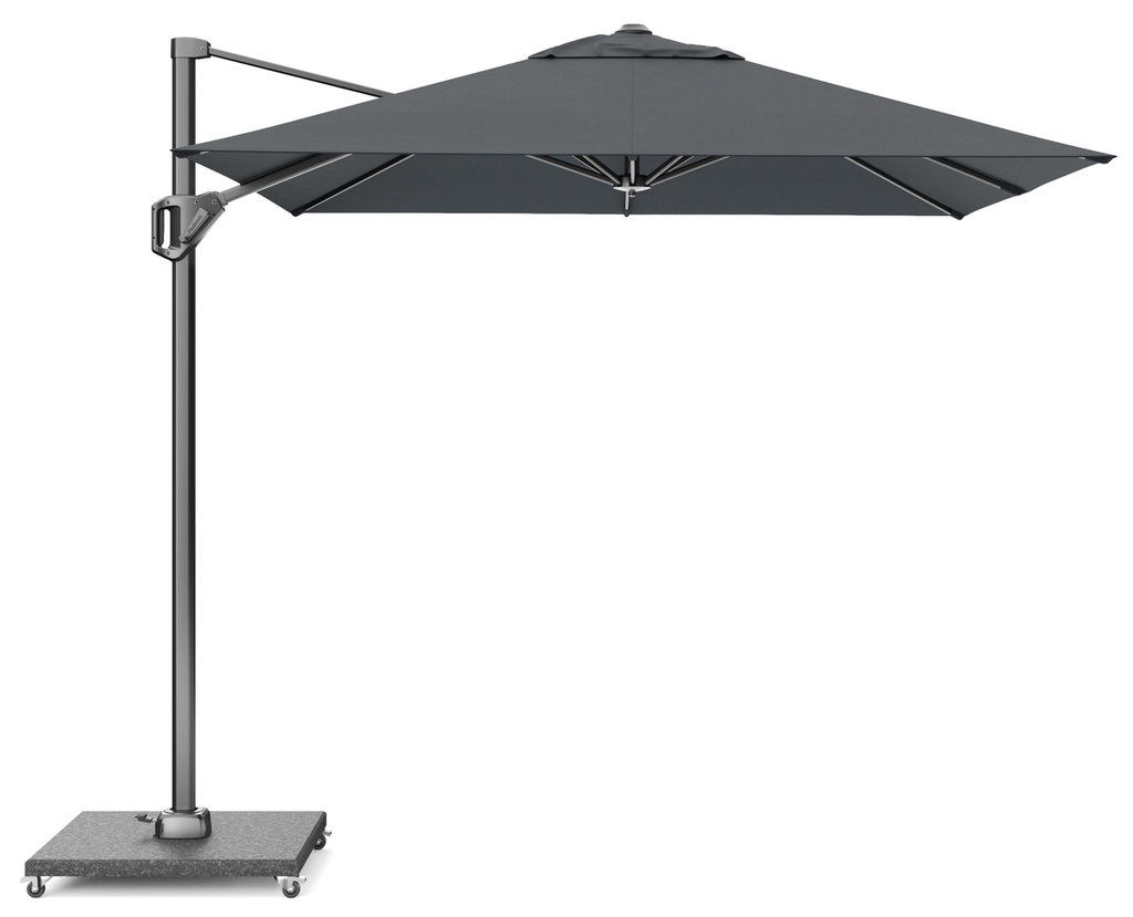 Platinum Sun & Shade free-arm parasol Voyager T¹ 2,5x2,5 Anthracite