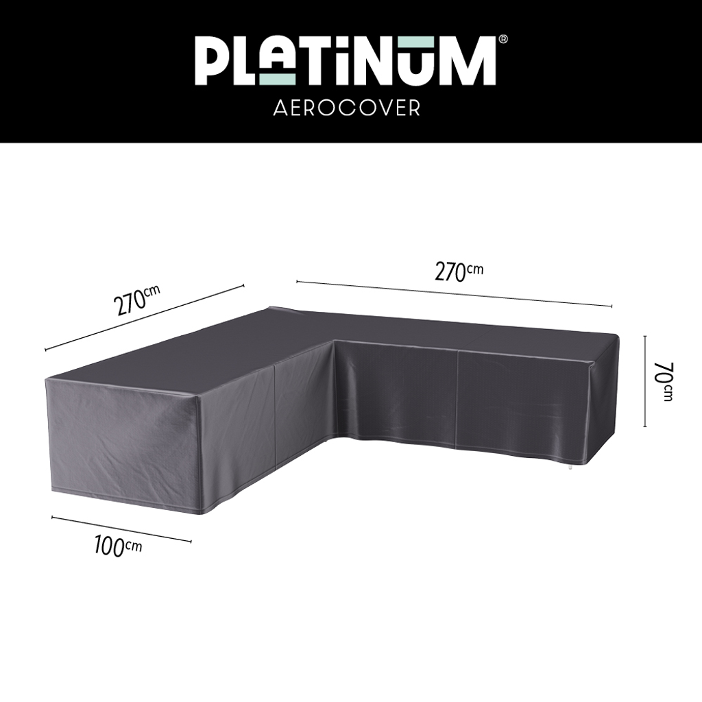 Platinum AeroCover lounge set cover L-shape 270x270