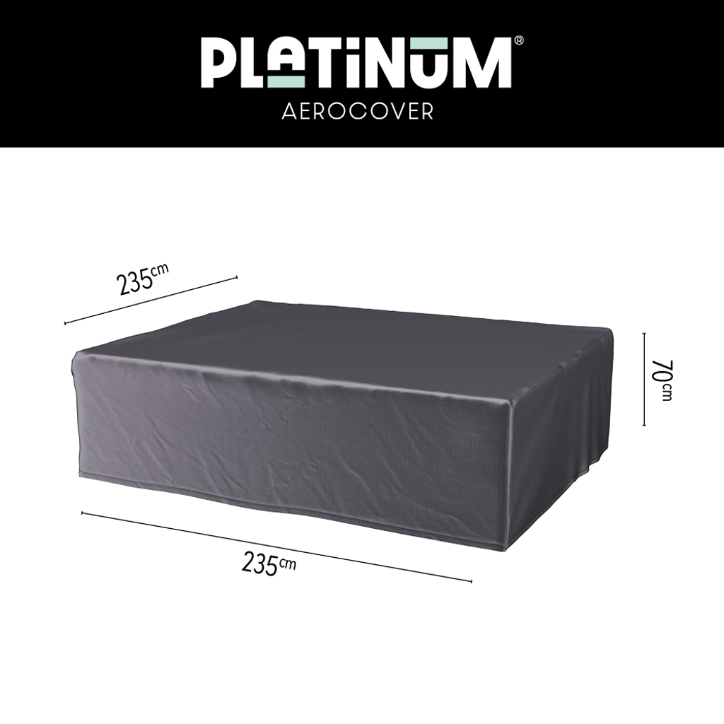 Platinum Aerocover salon de jardin 235x235xH70