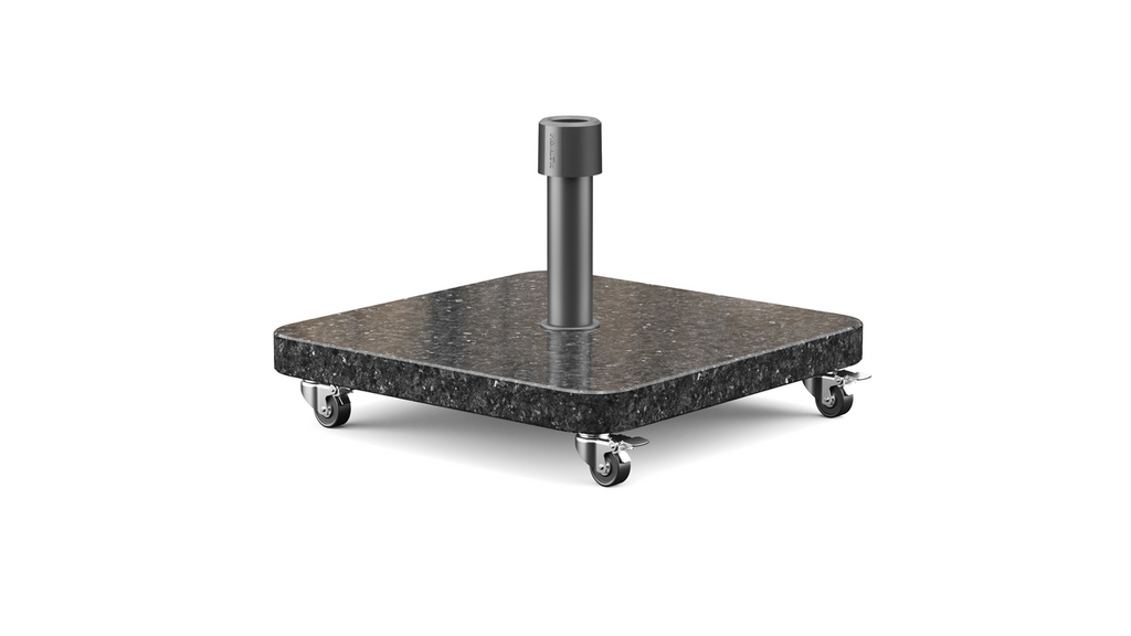 Platinum Sun & Shade parasolvoet Ancona Round Edge  40kg graniet