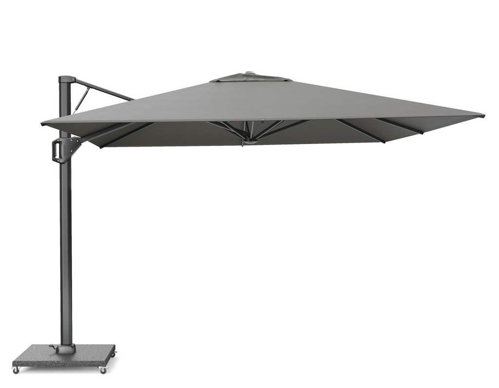 Platinum Sun & Shade wind stable free-arm parasol Beaufort premium 320x320 Manhattan.