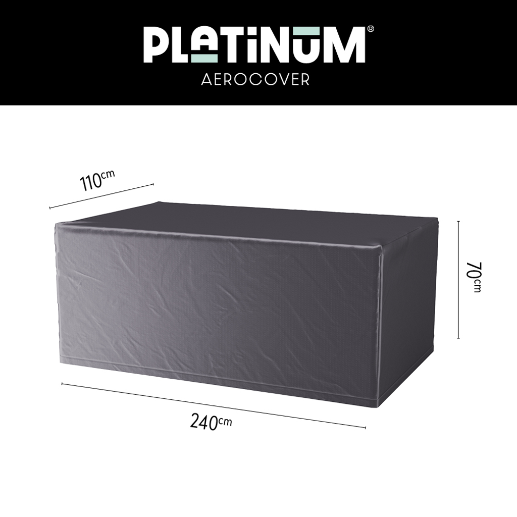 Platinum Aerocover housse de table de jardin 240x110xH70