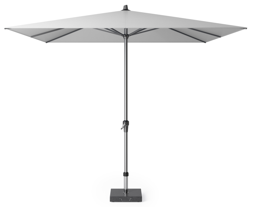 Platinum Sun & Shade parasol Riva 275x275 lichtgrijs.