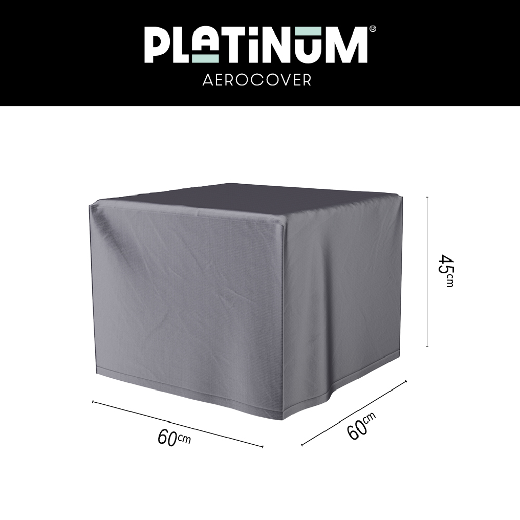 Platinum AeroCover Lounge-, Kaffee- und Kamintischabdeckung 60x60xH45