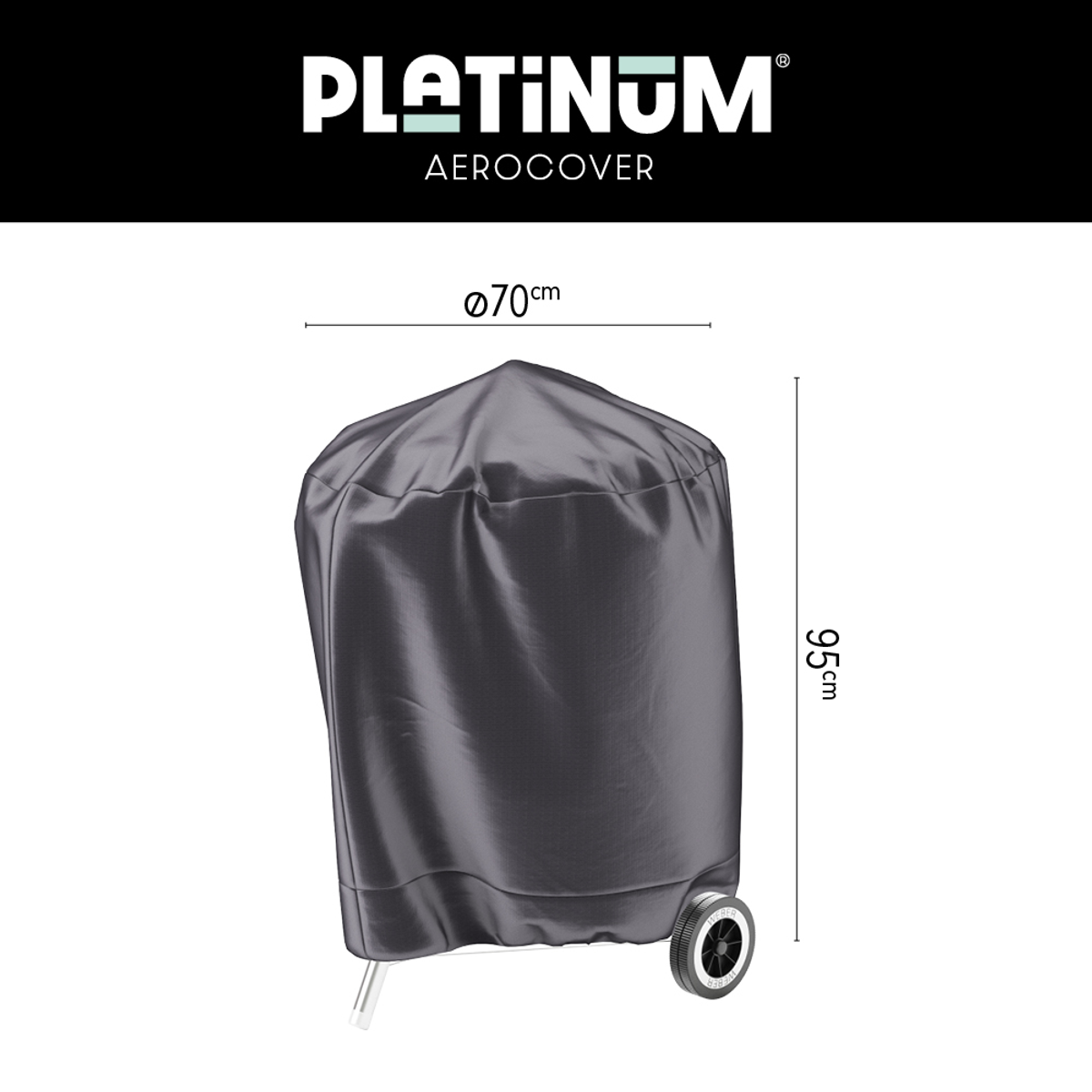 Bbq kettle cover Ø67cm single