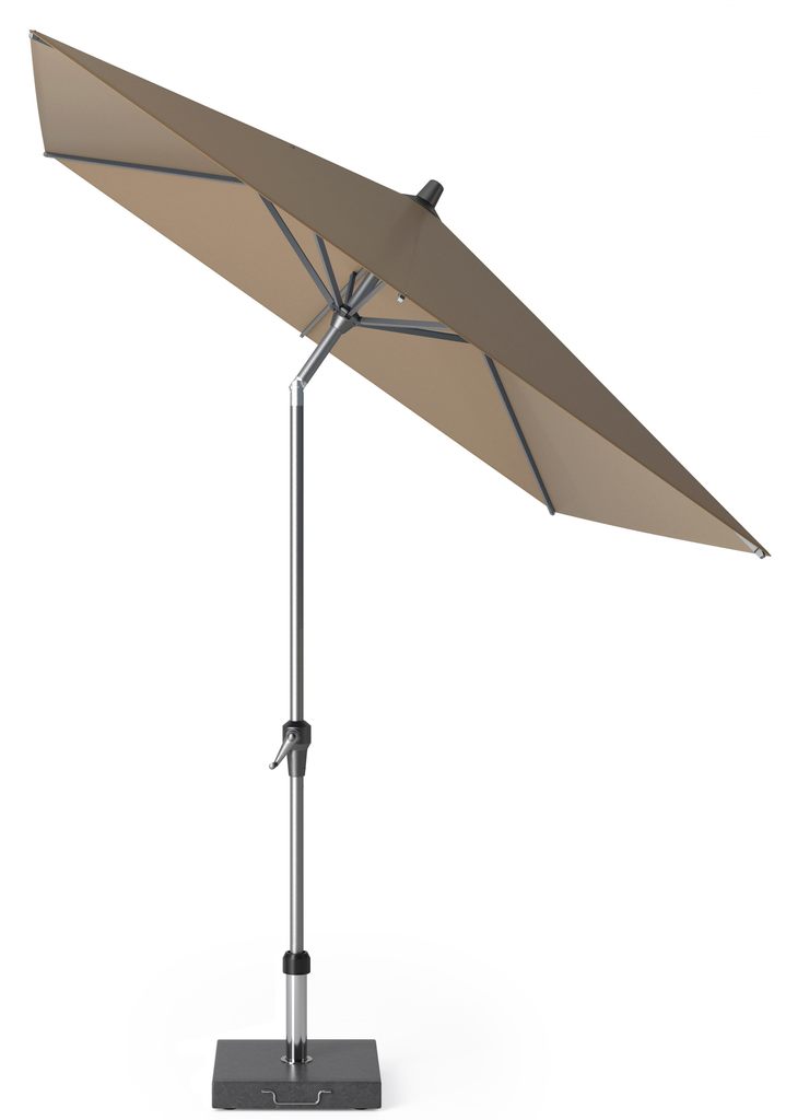 Platinum Sun & Shade parasol Riva 250x200 taupe.