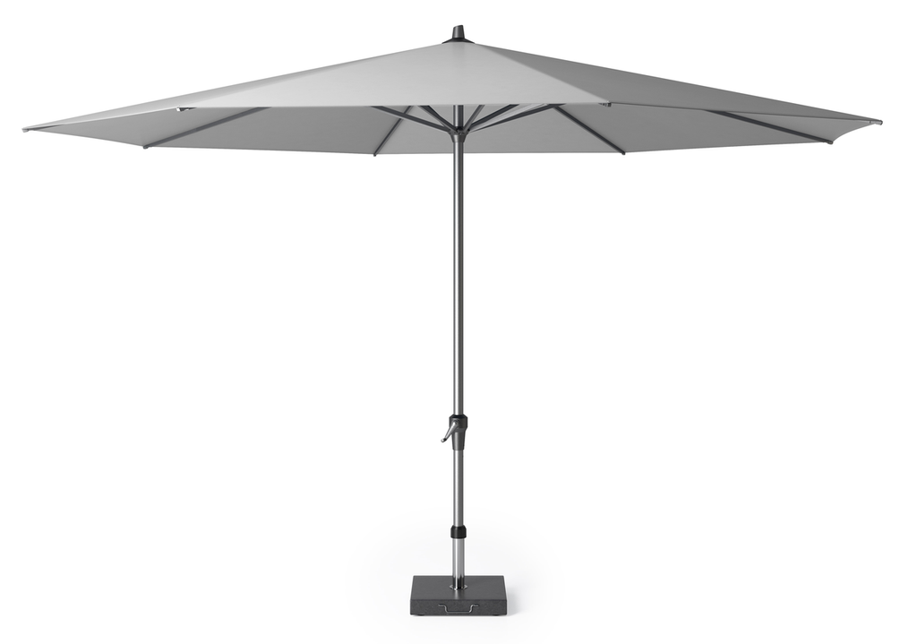 Platinum Sun & Shade parasol Riva ø400 lichtgrijs.