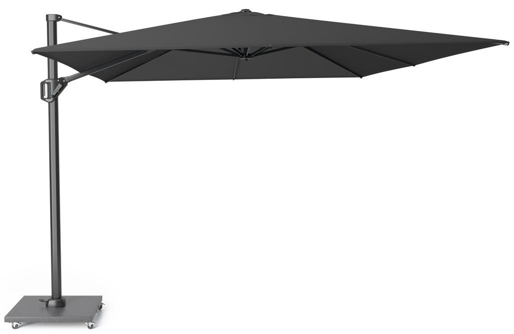 Platinum Sun & Shade free-arm parasol Challenger T¹ premium 4x3 Faded black