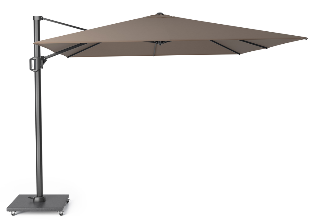 Platinum Sun & Shade parasol déporté Challenger T¹ premium 300x300 Havana.