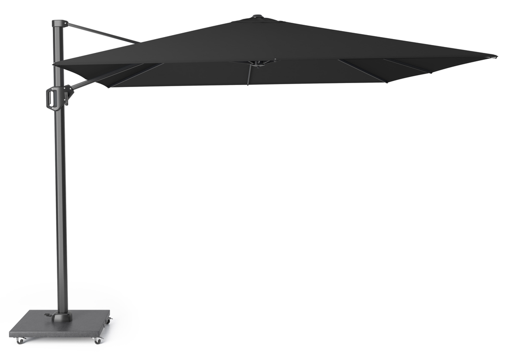 Platinum Sun & Shade zweefparasol Challenger T¹ 300x300 zwart.
