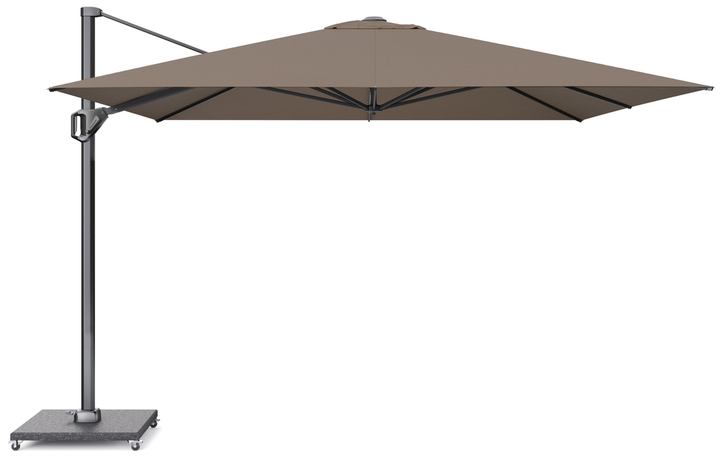 Platinum Sun & Shade Ampelsonnenschirm Challenger T¹ premium 3,5x3,5 Havana