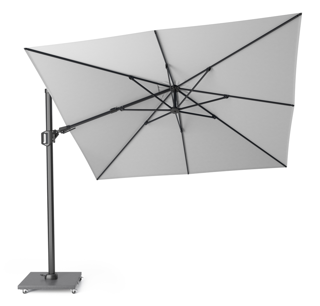 Platinum Sun & Shade free-arm parasol Challenger T² 3x3 White