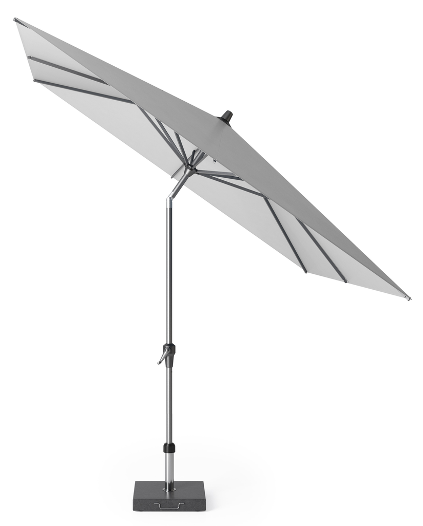 Platinum Sun & Shade parasol Riva 250x250 lichtgrijs.