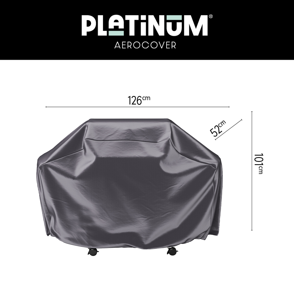 Platinum AeroCover Gasbarbecue hoes 126x52xH101
