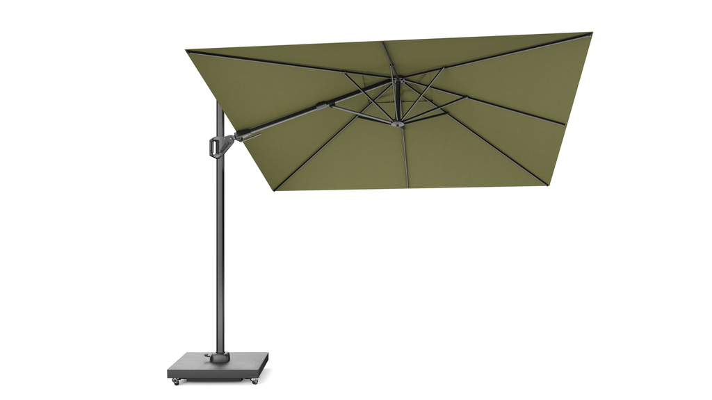 Platinum Sun & Shade Ampelsonnenschirm Challenger T² premium 3x3 Lush green