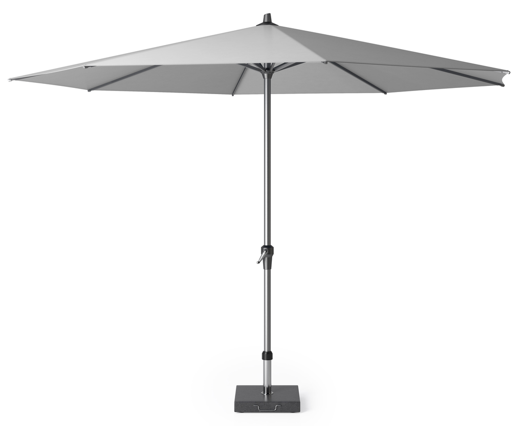 Platinum Sun & Shade parasol Riva ø350 lichtgrijs.