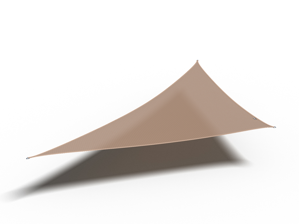 Platinum Sun & Shade Coolfit shade sail triangle 90° 710x500x500, Sand.