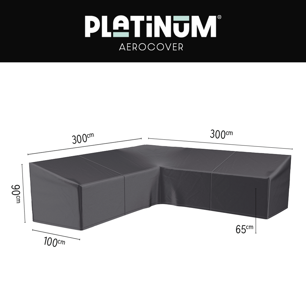 Platinum AeroCover Loungesethoes hoekset 300x300x100xH65/90