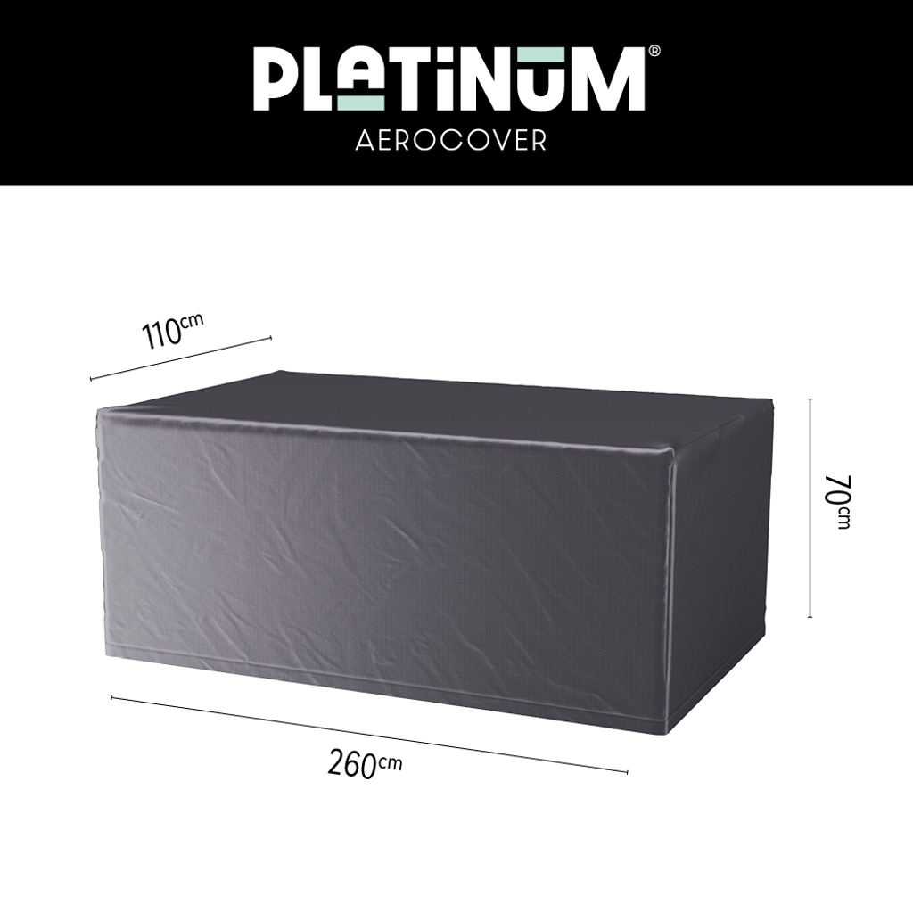 Platinum Aerocover housse de table de jardin 260x110xH70