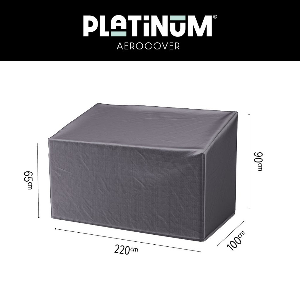Platinum AeroCover Loungebankhoes hoge rug 220x100xH65/90