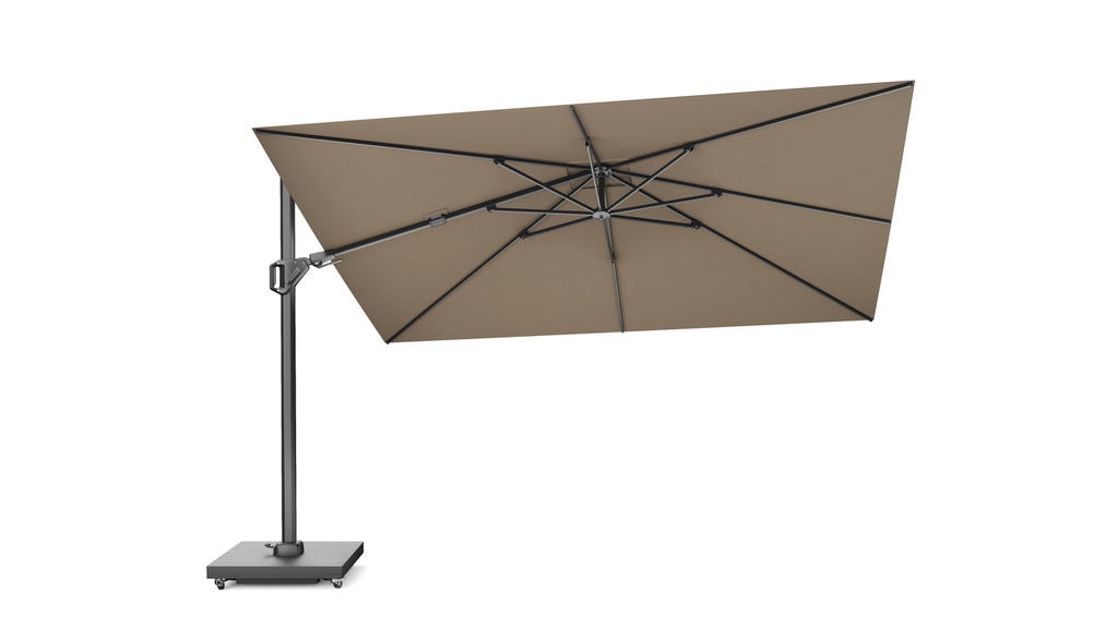 Platinum Sun & Shade zweefparasol Challenger T² premium 260x350 Havana.