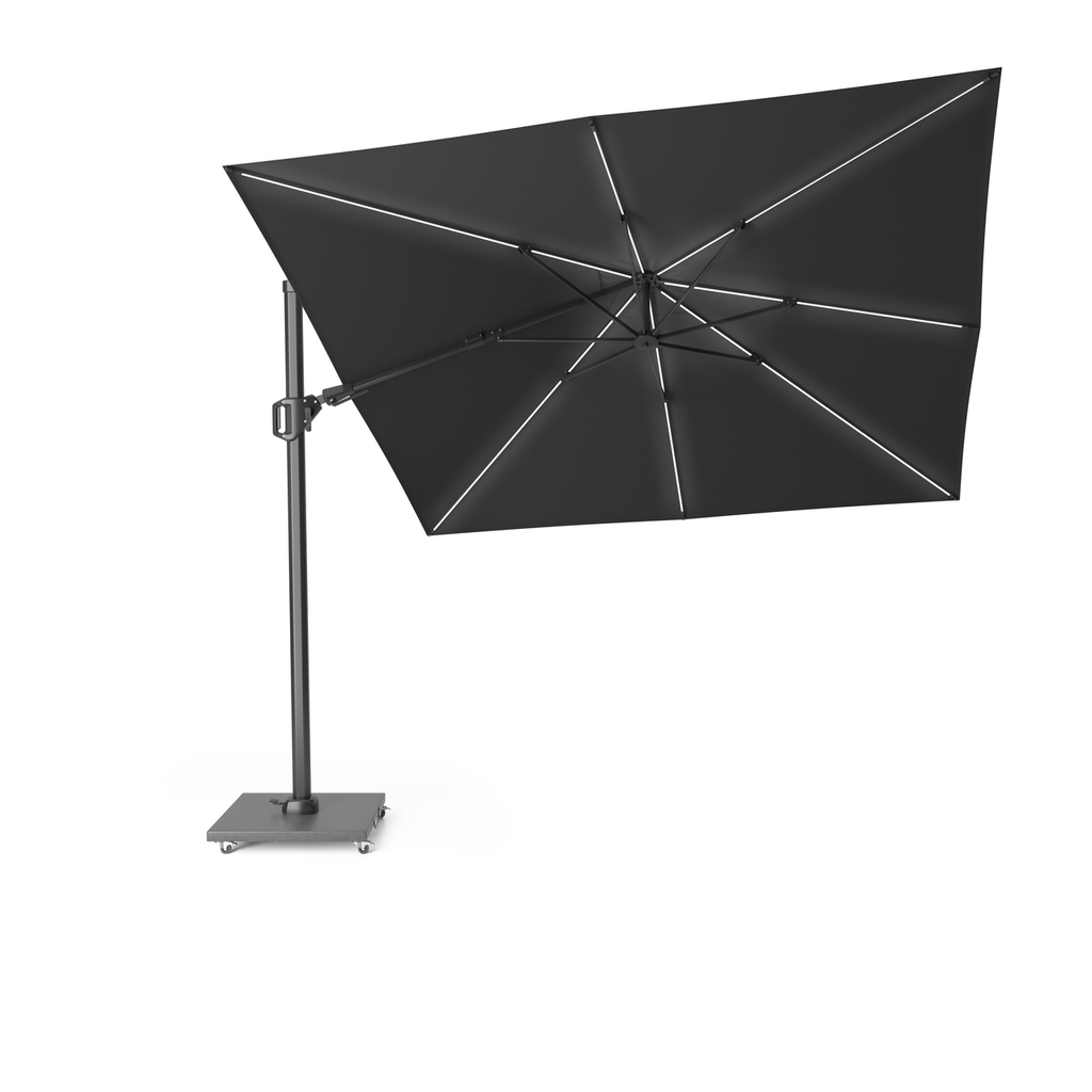 Platinum Sun & Shade Ampelsonnenschirm Challenger T² Premium Glow 3x3 Faded black