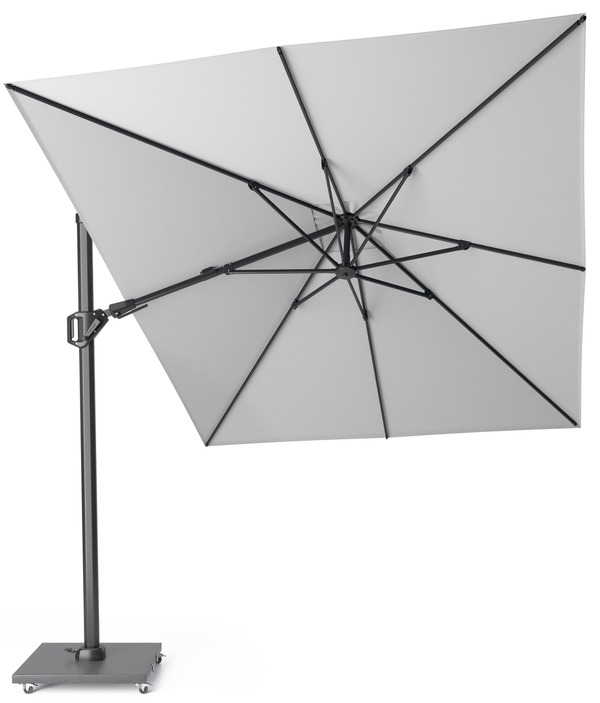 Platinum Sun & Shade parasol déporté Challenger T² 350x260 White.