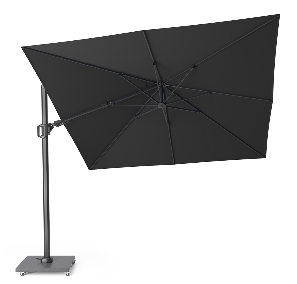 Platinum Sun & Shade free-arm parasol Challenger T² premium 3x3 Faded black