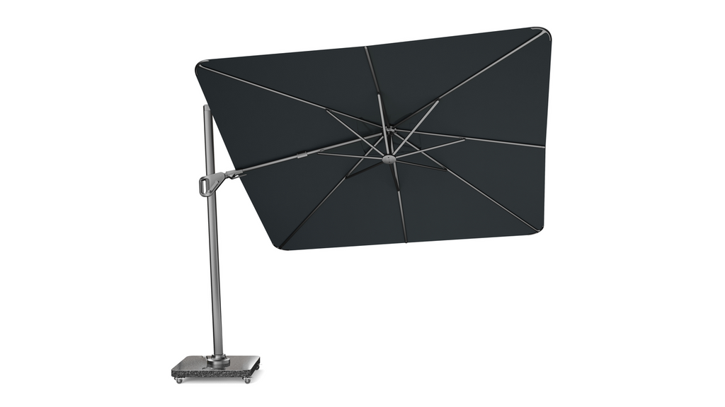 Platinum Sun & Shade zweefparasol Nexus T² Premium Anthracite 300x300 Faded black.