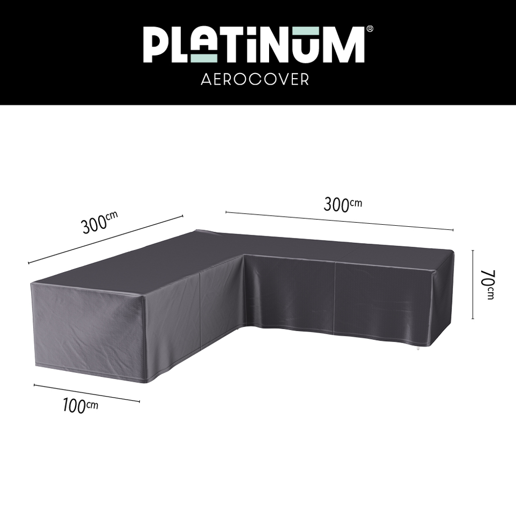 Platinum AeroCover Loungesethoes hoekset 300x300x100xH70