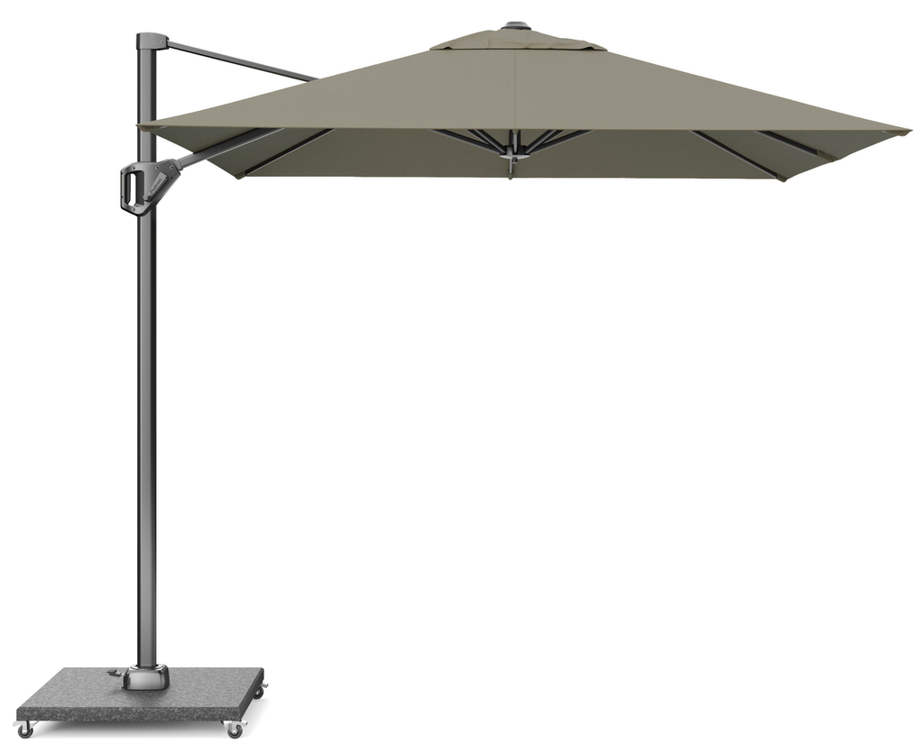 Platinum Sun & Shade parasol déporté Voyager T¹ 250x250 Taupe.