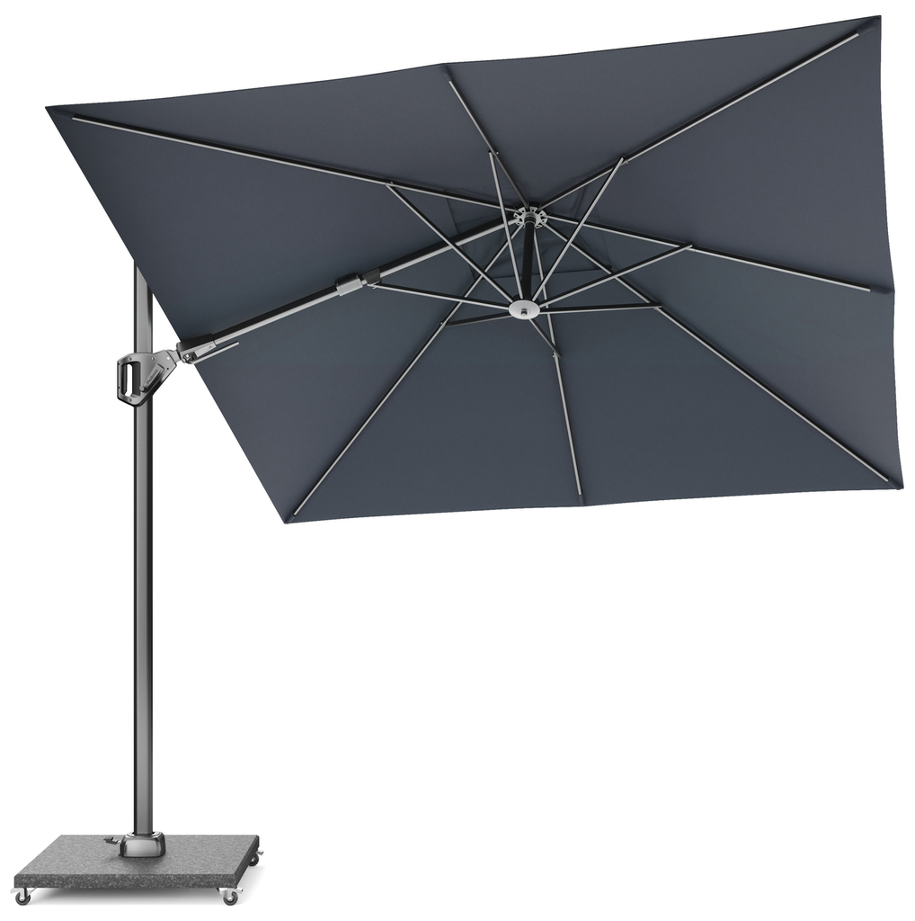 Platinum Sun & Shade free-arm parasol Voyager T² 2,7x2,7 Anthracite