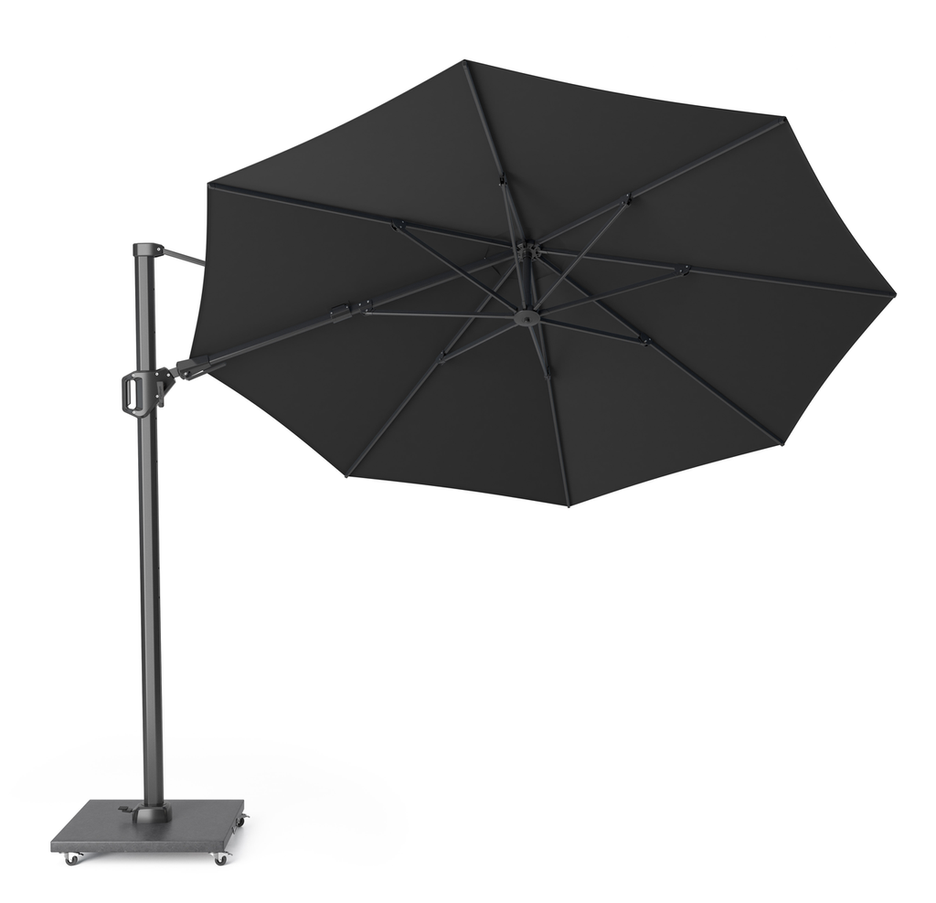 Platinum Sun & Shade free-arm parasol Challenger T² premium Ø3,5 Faded black