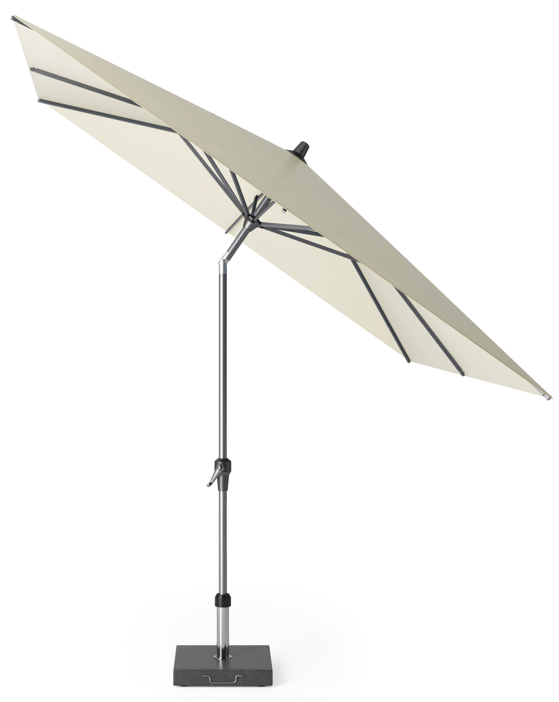 Platinum Sun & Shade parasol Riva 250x250 ecru.