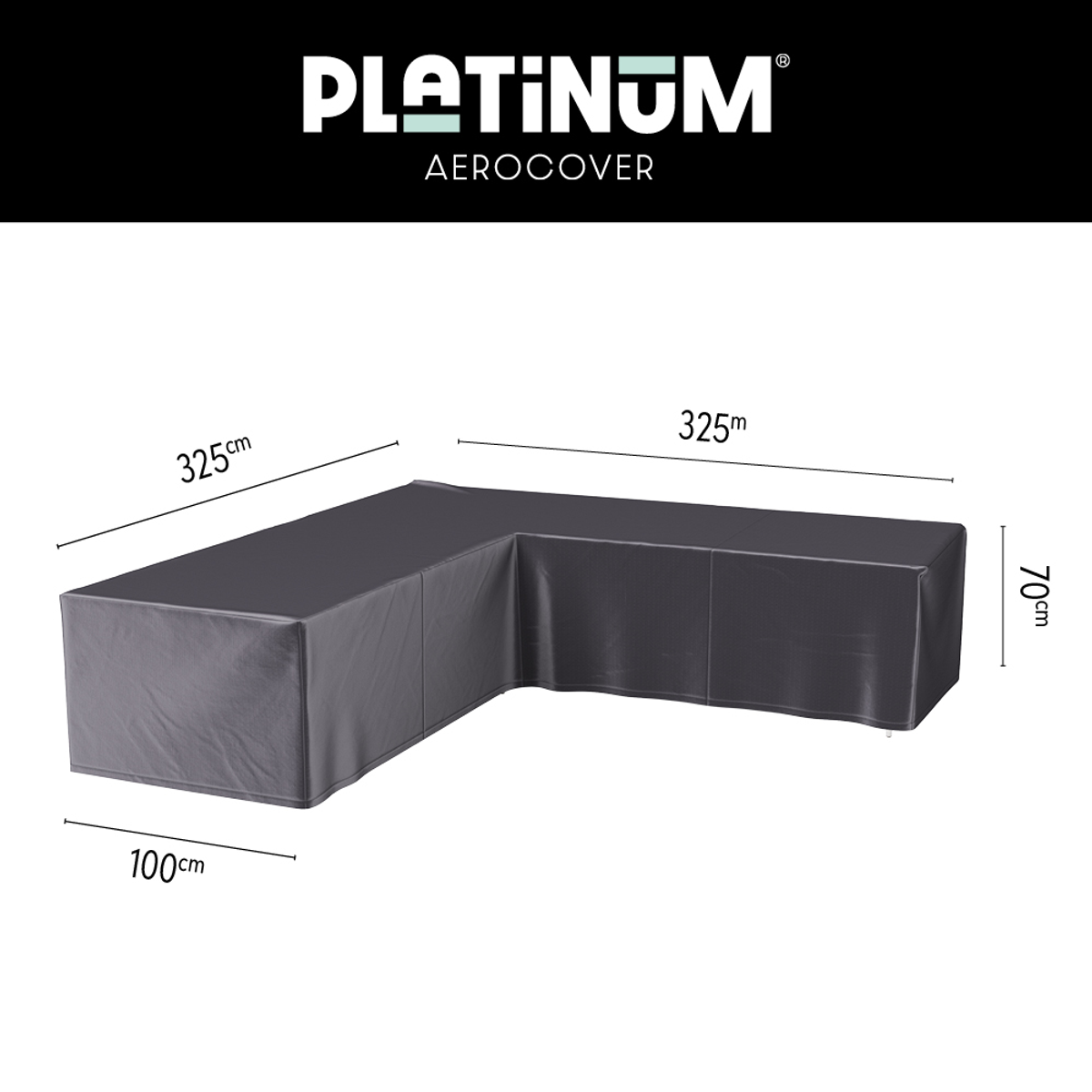 Lounge cover L 325x325x100xH70 single