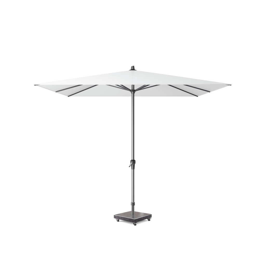 Platinum Sun & Shade parasol Riva 275x275 wit.