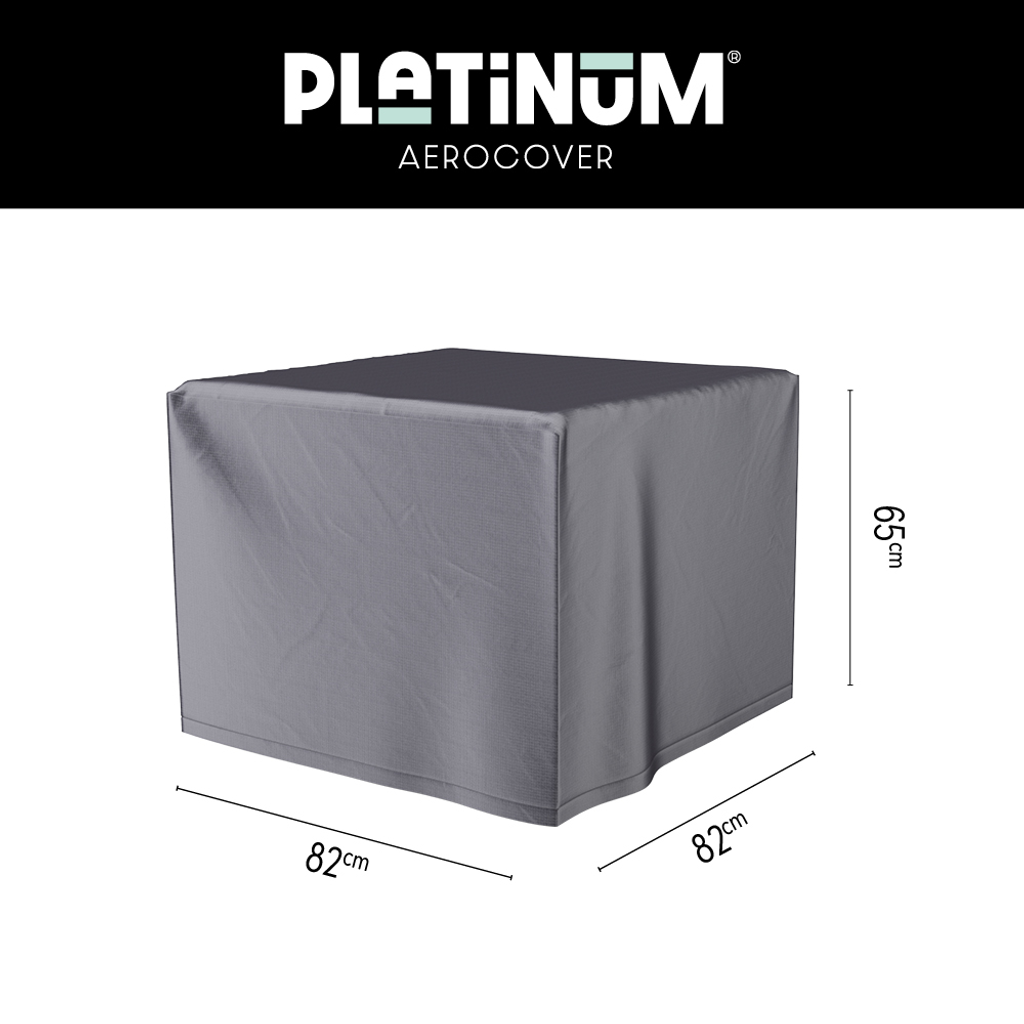 Platinum AeroCover Lounge-, Kaffee- und Kamintischabdeckung 82x82xH65