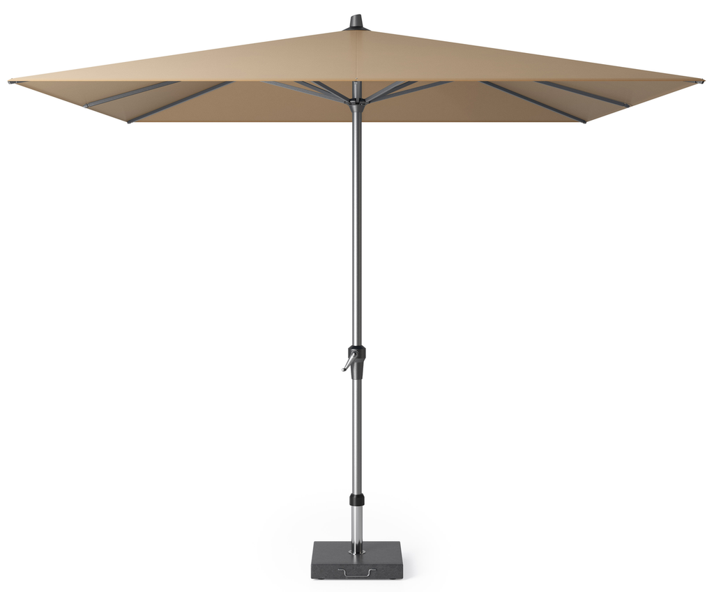 Platinum Sun & Shade Mittelstockschirm Riva 2,75x2,75 Taupe