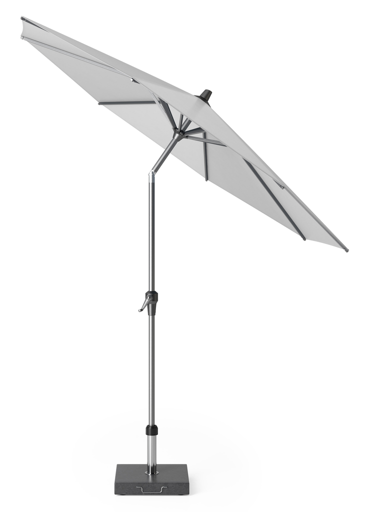 Platinum Sun & Shade parasol Riva ø250 lichtgrijs.