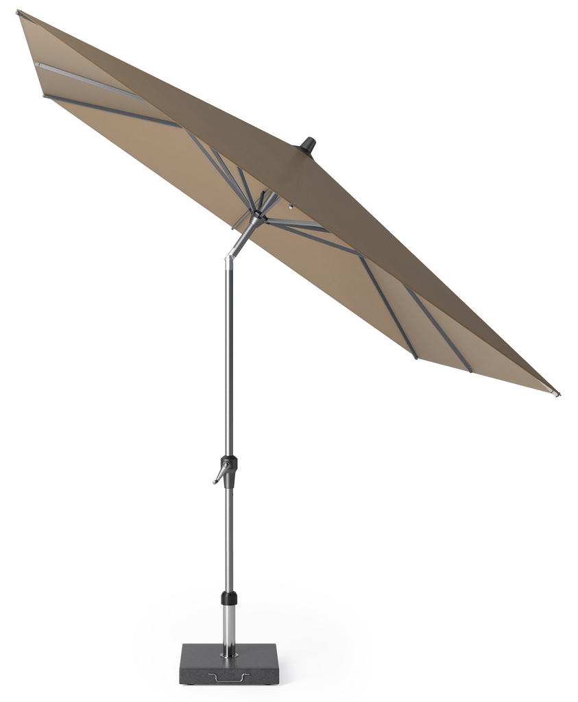 Platinum Sun & Shade parasol Riva 250x250 Taupe.