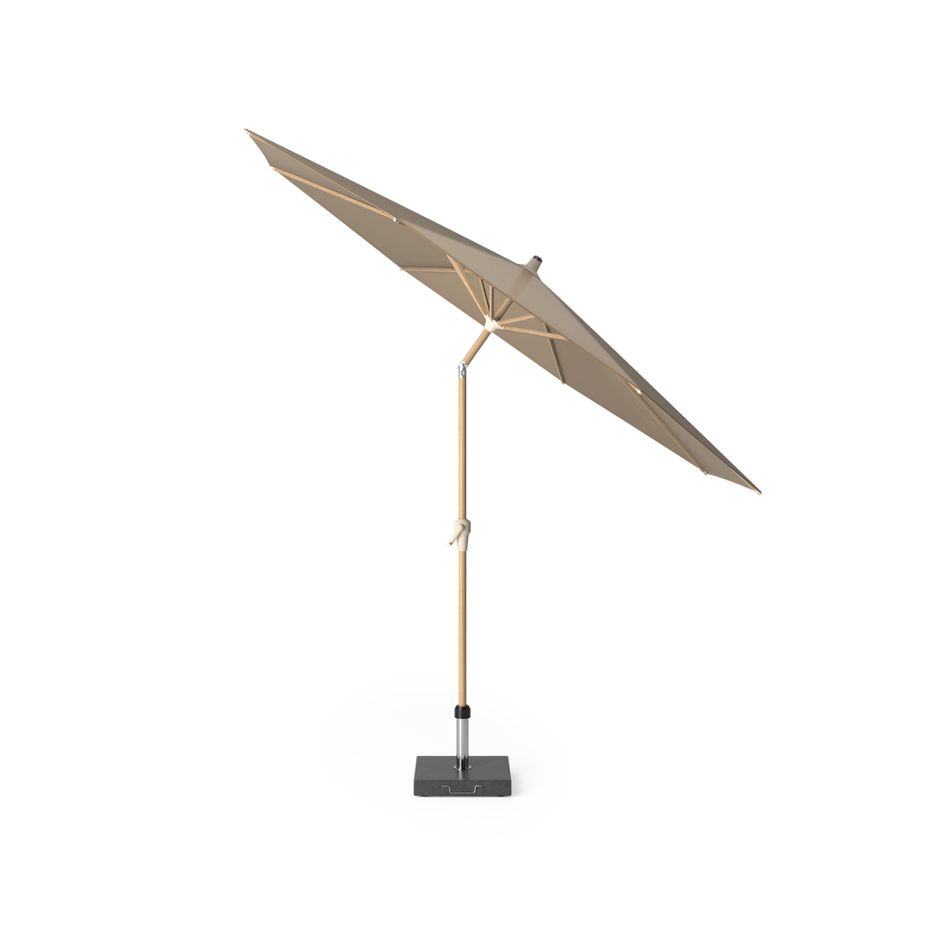 Platinum Sun & Shade parasol Riva Teak look Ø3,0 Taupe