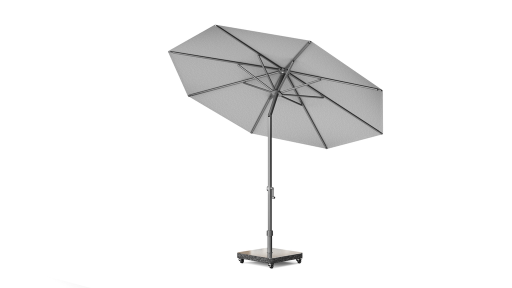 Platinum Sun & Shade middenstokparasol Nesso premium Ø300 met Anthracite frame en Manhattan doek
