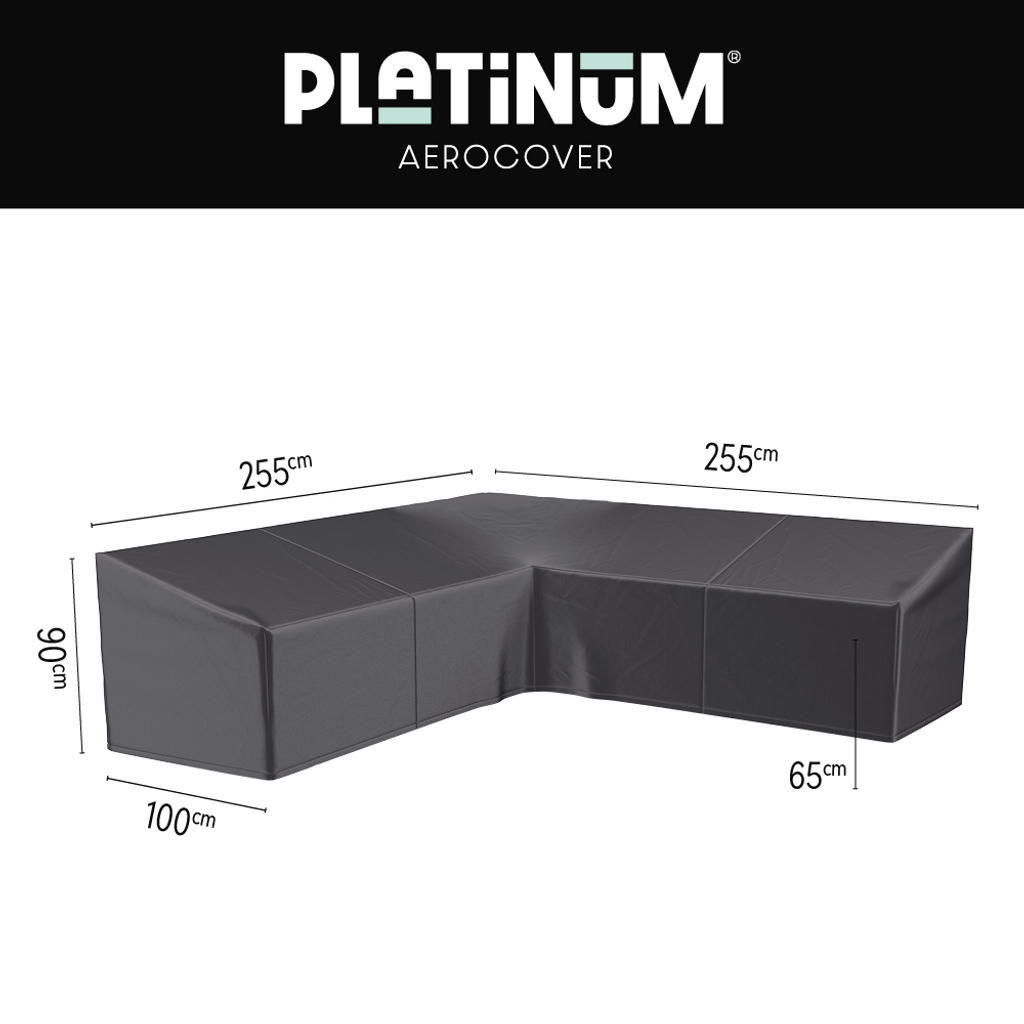 Platinum AeroCover Loungesethoes hoekset 255x255x100xH65/90