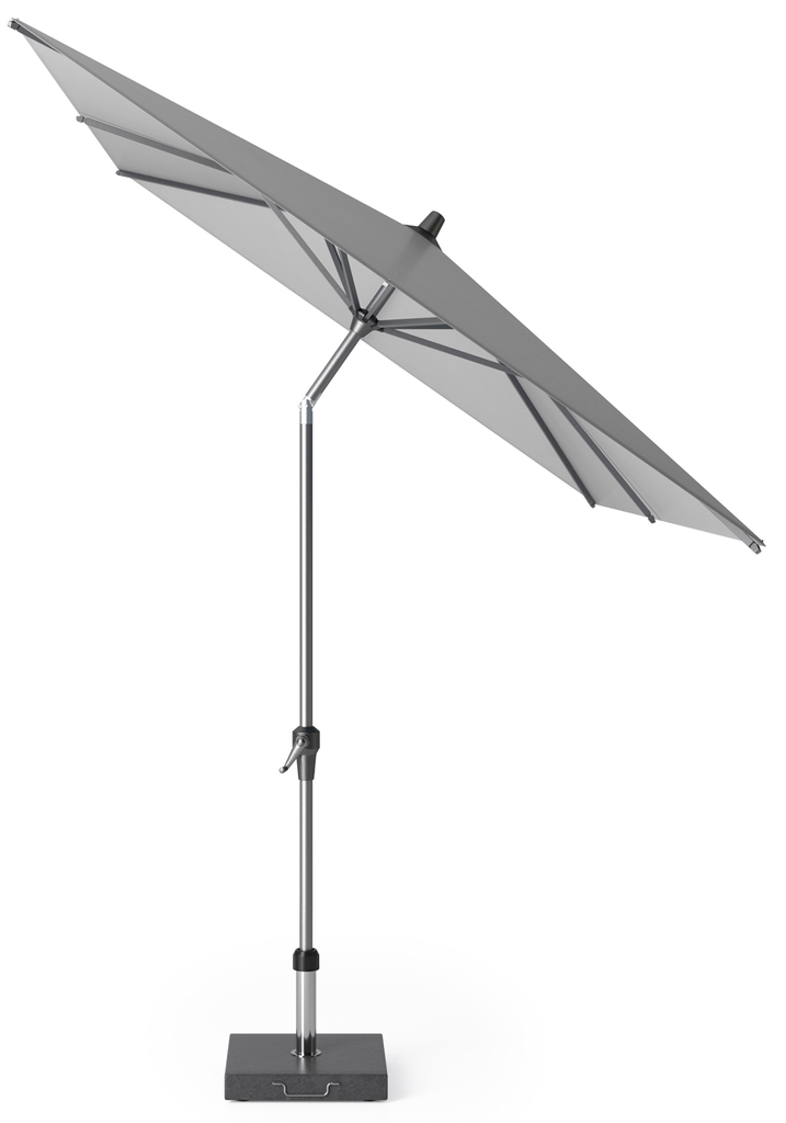 Platinum Sun & Shade parasol Riva 250x200 lichtgrijs.